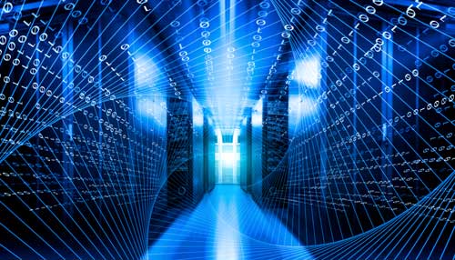 Blue data center